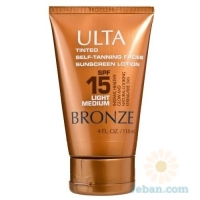 Tinted Self-Tanning Faces Sunscreen Lotion