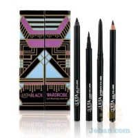 Black Wardrobe 4 Pc Black Eyeliner Kit