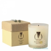 Vanilla Frosted : Round Glass Candle with Gift Box