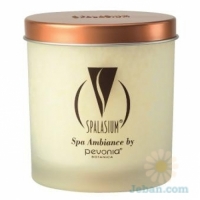 Vanilla Frosted : Round Glass Candle