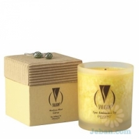 Citrus Frosted : Round Glass Candle with Gift Box