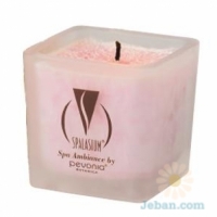 Rose Frosted : Square Votive