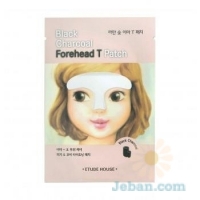 Black Charcoal Forehead T Patch