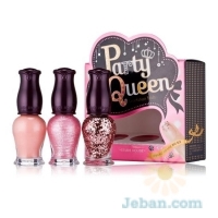 Party Queen Gradation Nails : 01 Pink Party
