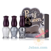 Party Queen Gradation Nails : 02 silver