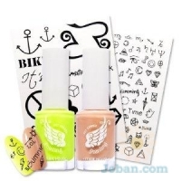 Hot Summer Nail & body Painting : 2 Warming Lemon