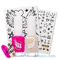 Hot Summer Nail & Body Painting :1 Cooling Pink