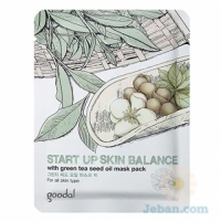 Start Up Skin Balance With Green Tea Seed Oil Mask Pack