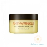 Want Night Sleep Cream Pack : Anti Wrinkle