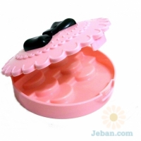 Cute Bow Fairy Ribbon Mutli-level False Eyelash Case Box