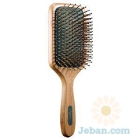 Natural Bamboo Paddle Brush Smooth & Shine