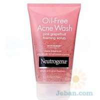 Oil-Free Acne Wash Pink Grapefruit Foaming Scrub