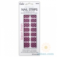 Metallic Nail Strips Pack