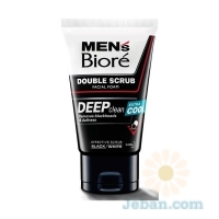 Men's Biore : Double Scrub Deep Clean Extra Cool