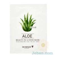 Beauty In A Food Mask Sheet : Aloe