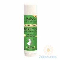Clear Zinc Sport Stick Spf 30
