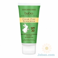 Clear Zinc Sunscreen Lotion Spf 30