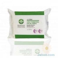 Apiclear : 3-in-1 Purifying Facial Wipes