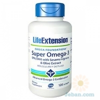 Super Omega-3 EPA/DHA with Sesame Lignans & Olive Extract