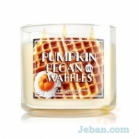 Pumpkin Pecan Waffles : 3-Wick Candle