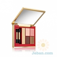 The Le Rouge Look : Pink Mink Pure Color Envy Sculpting Eyeshadow Palette (Limited Edition)