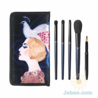 Les Années Folles Collection : Color Make-up Brush Set