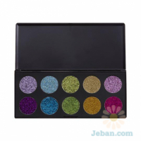 Glitter Eyeshadow Palette : Rainbow Shadow