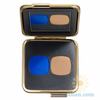 Victoria Beckham : Eye Matte Duo In Bleu Électrique/nude