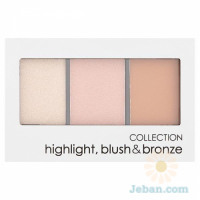 Blush Bronze Highlighter Trio Nudes