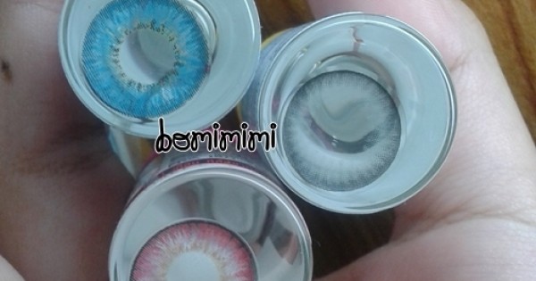 『♥』MINI-REVIӘW ;; Circle Lens >>  Vivi Gray, Puffy 3tone Pink, Opal Blue