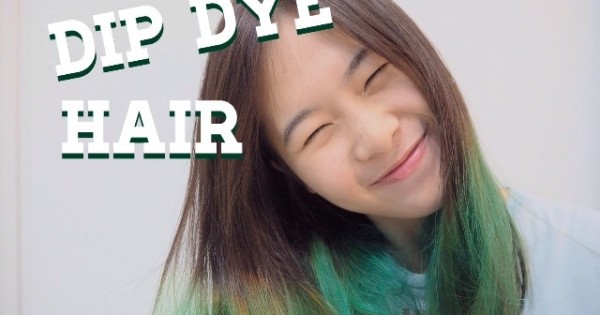 (How To x Review) Dip Dye Hair By La riche Directions Turquoise