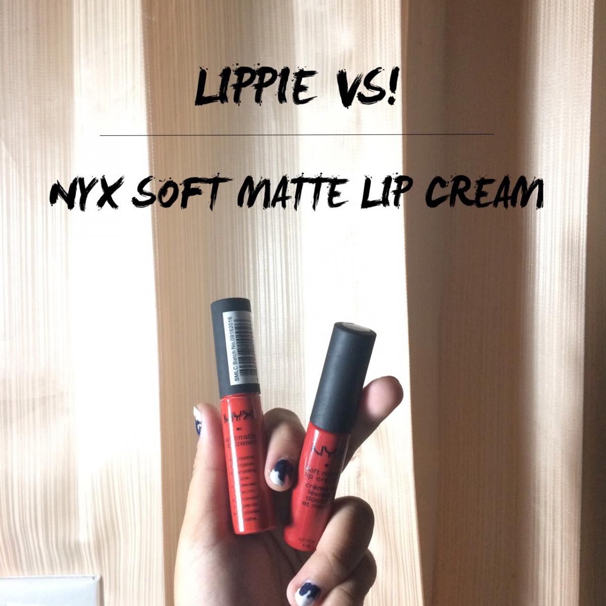 (LIPPIE VS!) NYX soft matte lip cream แท้ VS ปลอม