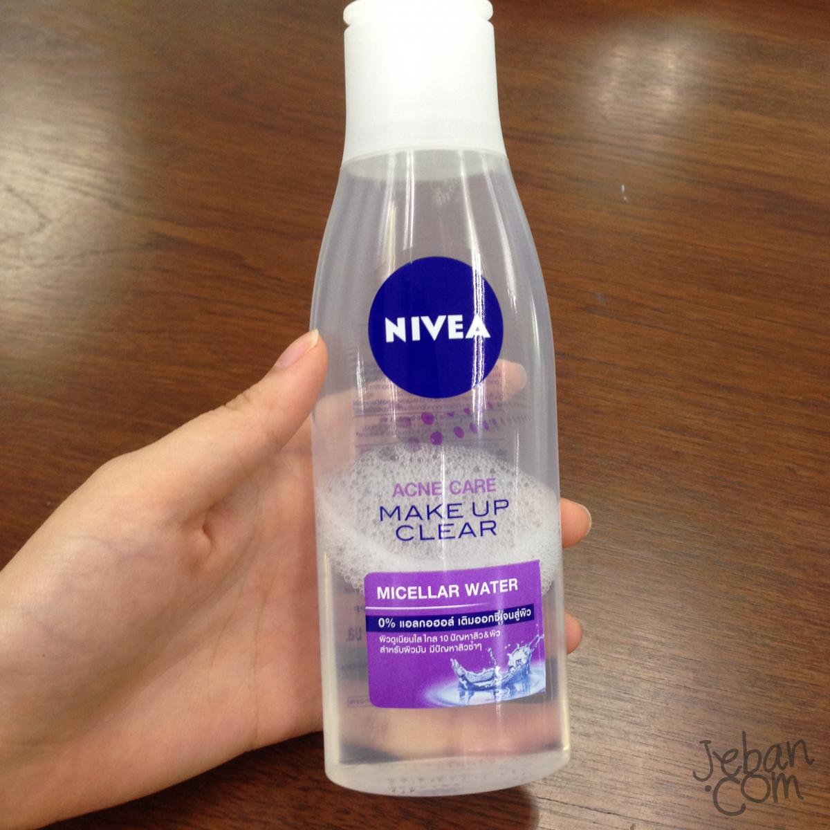 nivea acne cleansing water