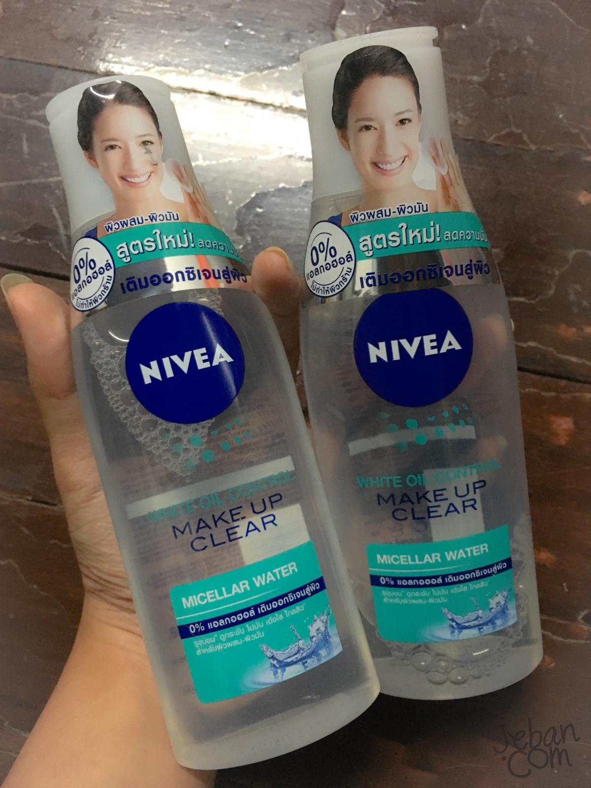 nivea micellar water oil control