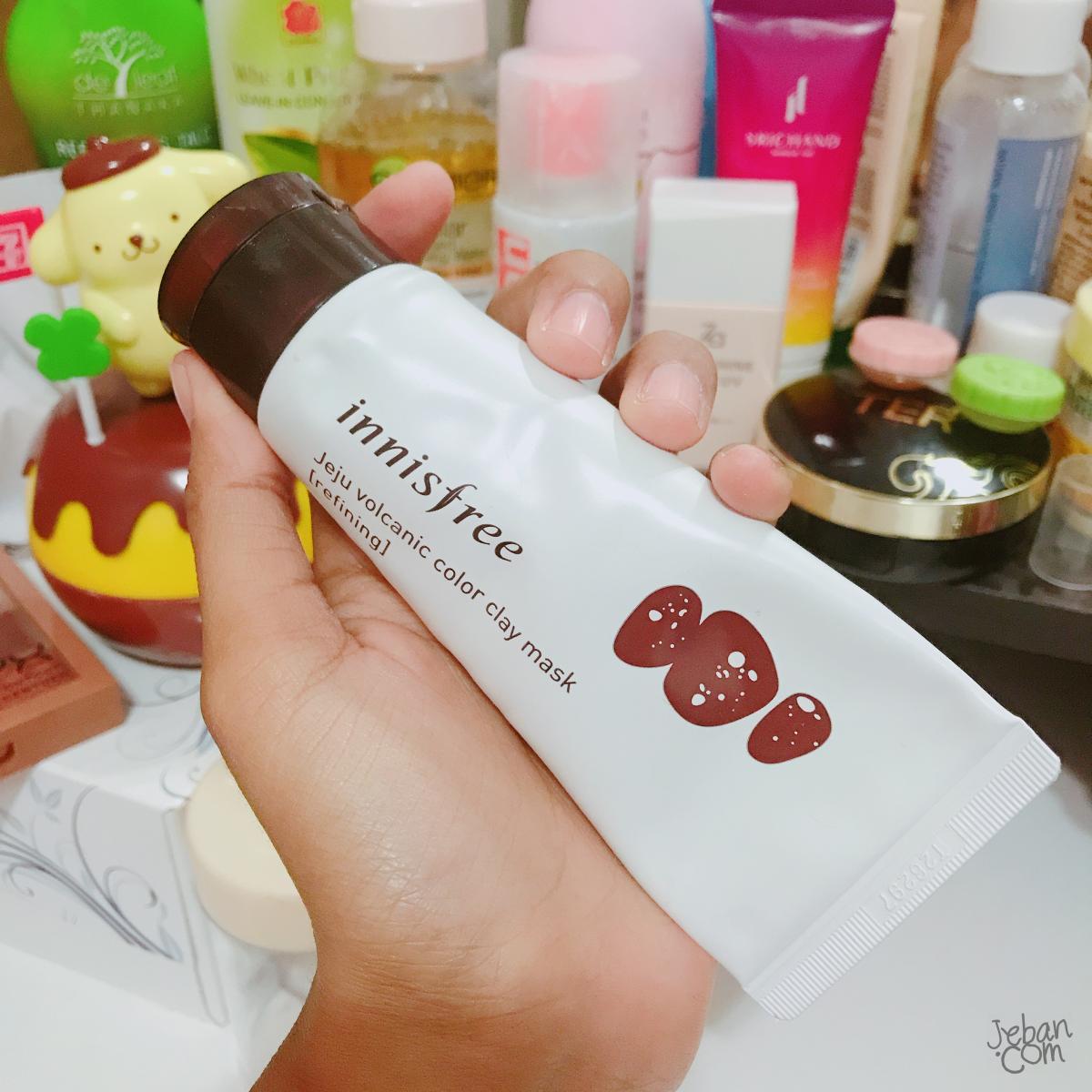 [ Review ] innisfree Jeju volcanic color clay mask(refining)